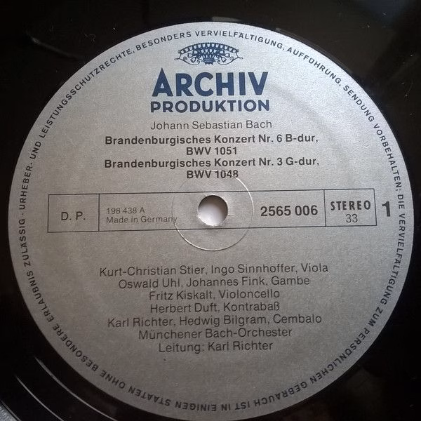 Archiv Produktion 2723 010 - Johann Sebastian Bach, Münchener Ba - Image 3