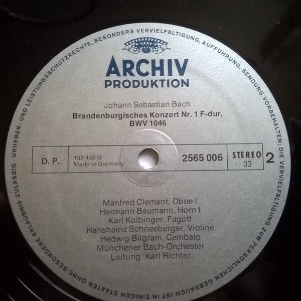 Archiv Produktion 2723 010 - Johann Sebastian Bach, Münchener Ba - Image 4