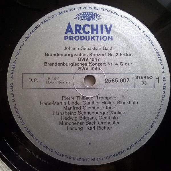 Archiv Produktion 2723 010 - Johann Sebastian Bach, Münchener Ba - Image 5