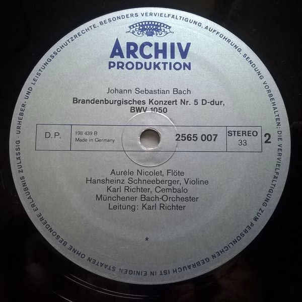 Archiv Produktion 2723 010 - Johann Sebastian Bach, Münchener Ba - Image 6
