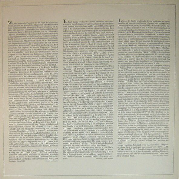 TELDEC 6.48238 - Johann Sebastian Bach, Concentus Musicus Wien, - Image 3