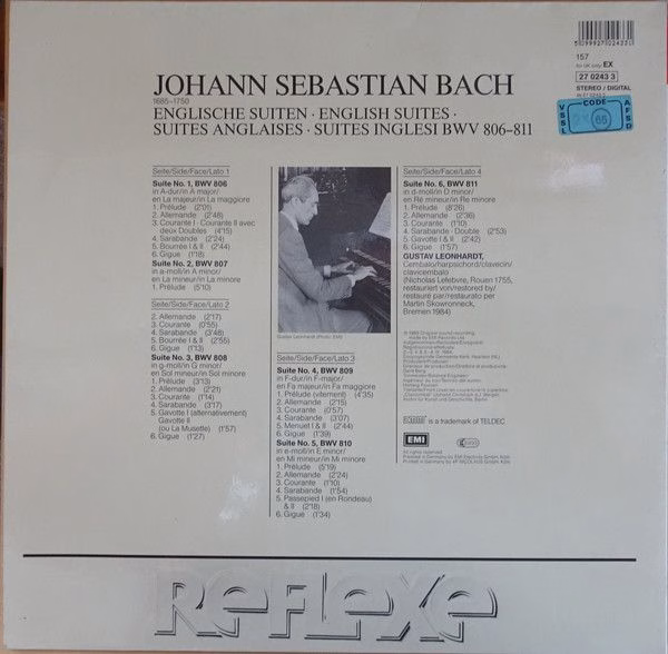 His Master's Voice 27 0243 3 - Johann Sebastian Bach, Gustav Leo - Image 2