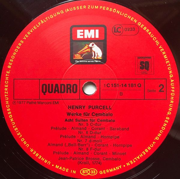 EMI Electrola GmbH 1C 151-14 181/82 Q - Henry Purcell, Jean-Patr - Image 5