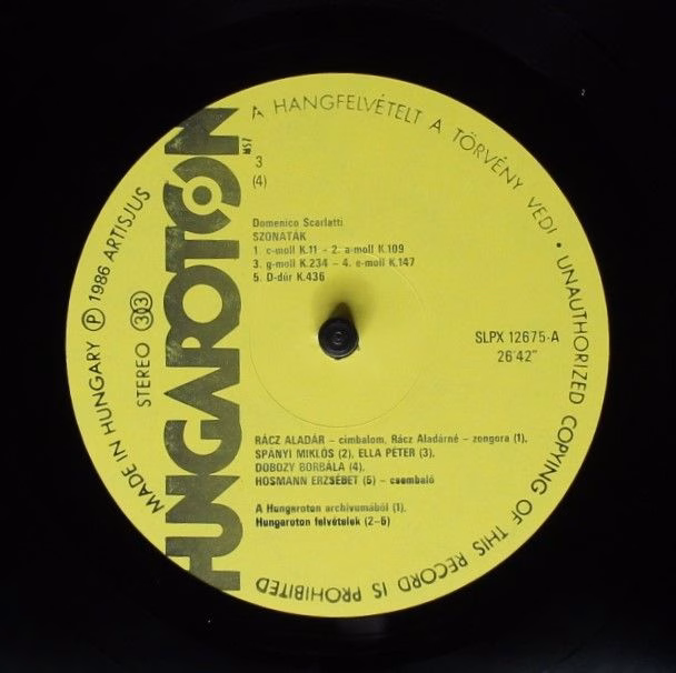 Hungaroton SLPX 12674-75 - Domenico Scarlatti - Hommage A Scarla - Image 7