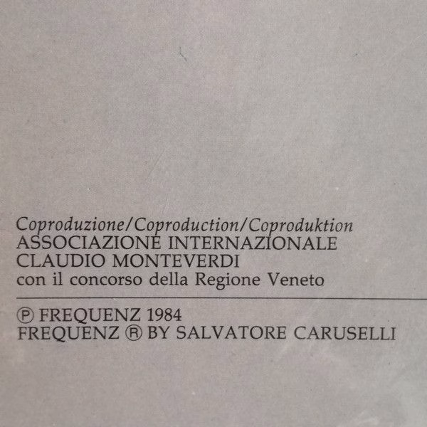 Frequenz 1 DVJ - Giulio Caccini, Accademia Claudio Monteverdi, T - Image 5