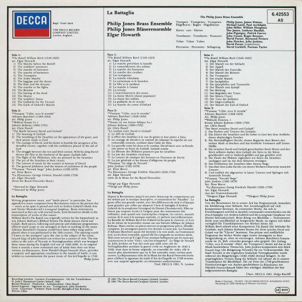 DECCA 6.42553 AS - Philip Jones Brass Ensemble, Philip Jones Bra - Image 2