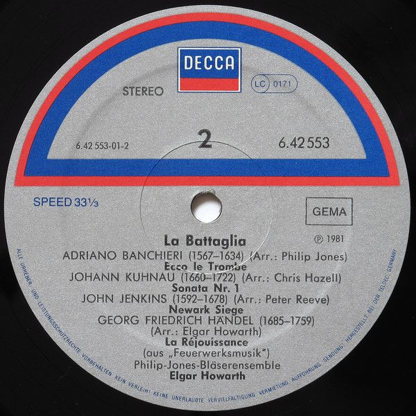 DECCA 6.42553 AS - Philip Jones Brass Ensemble, Philip Jones Bra - Image 4