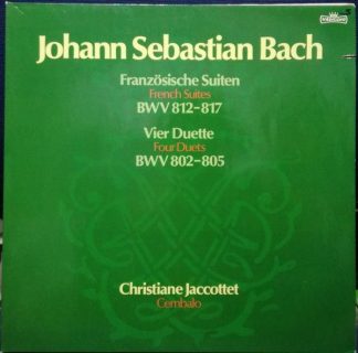 Intercord INT 180.844 - Johann Sebastian Bach, Christiane Jaccot
