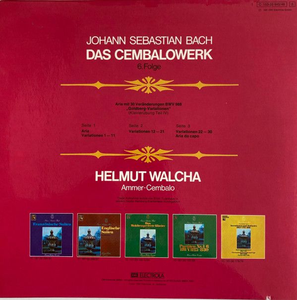 EMI Electrola 1C 153-28 945/46 S - Johann Sebastian Bach, Helmut - Image 4