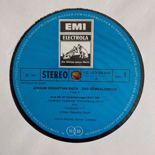 EMI Electrola 1C 153-28 945/46 S - Johann Sebastian Bach, Helmut - Image 5