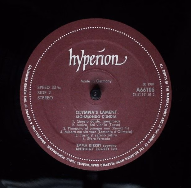 hyperion A66106 - Emma Kirkby, Anthony Rooley, Claudio Monteverd - Image 4