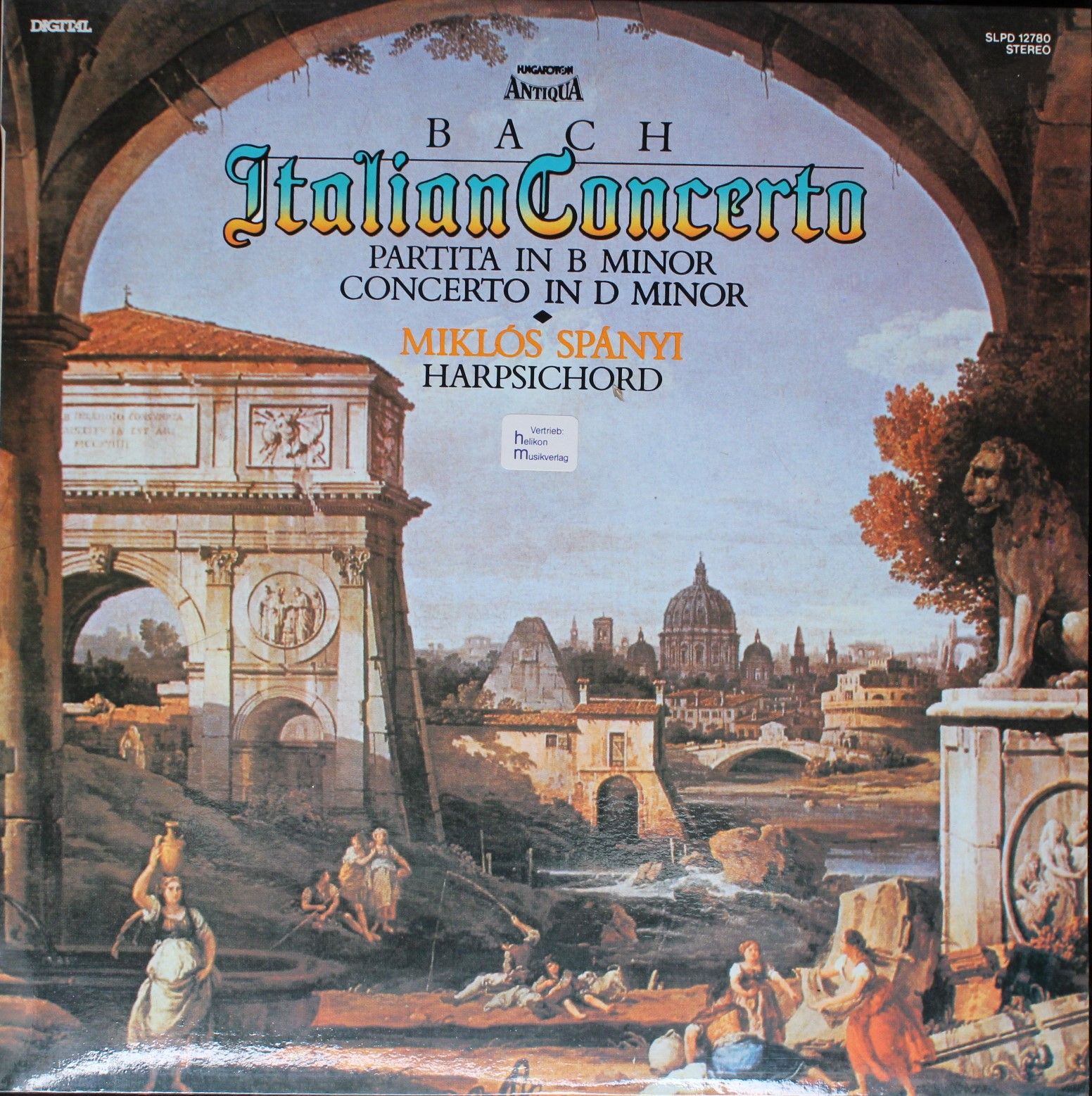 Hungaroton SLPD 12780 - Johann Sebastian Bach, Miklos Spanyi - I