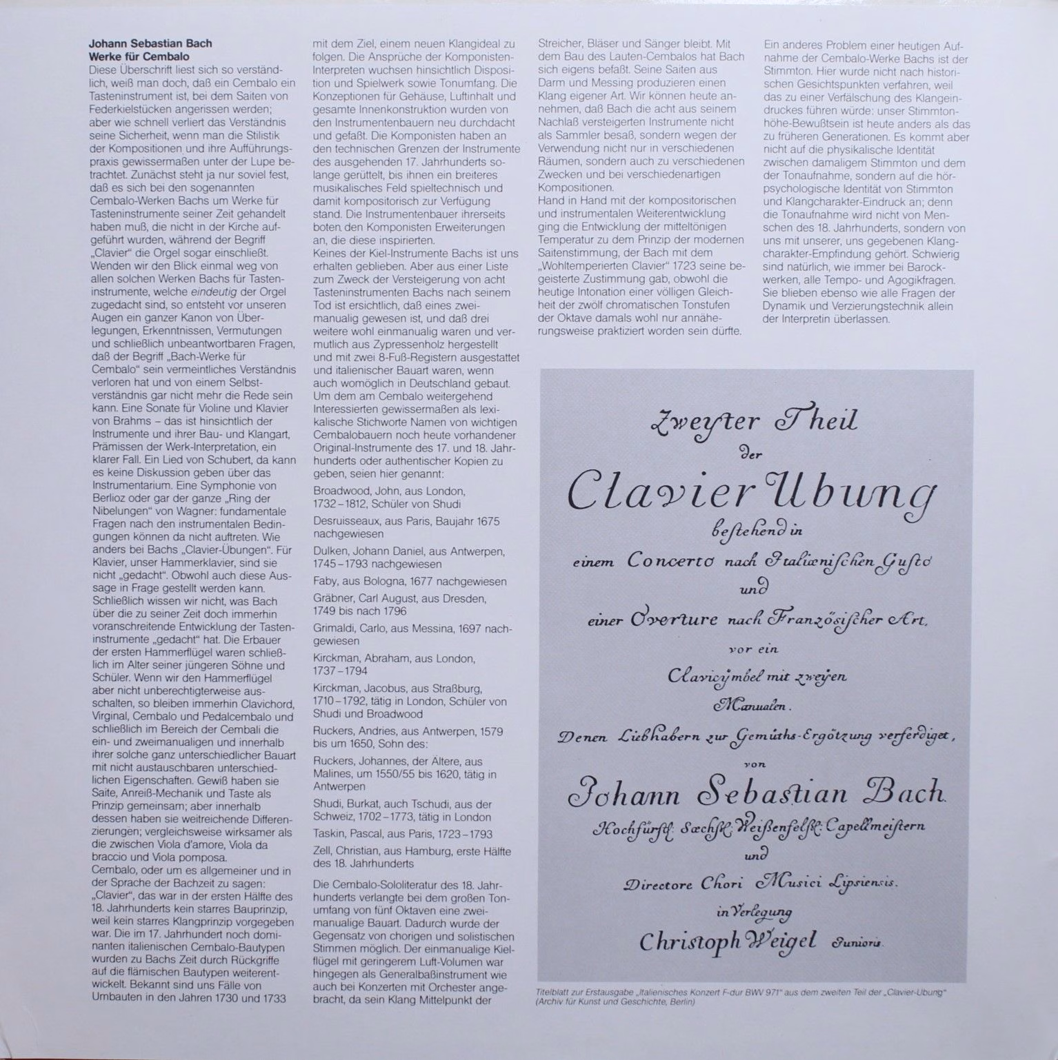 Intercord INT 180.846 - Johann Sebastian Bach, Christiane Jaccot - Image 4