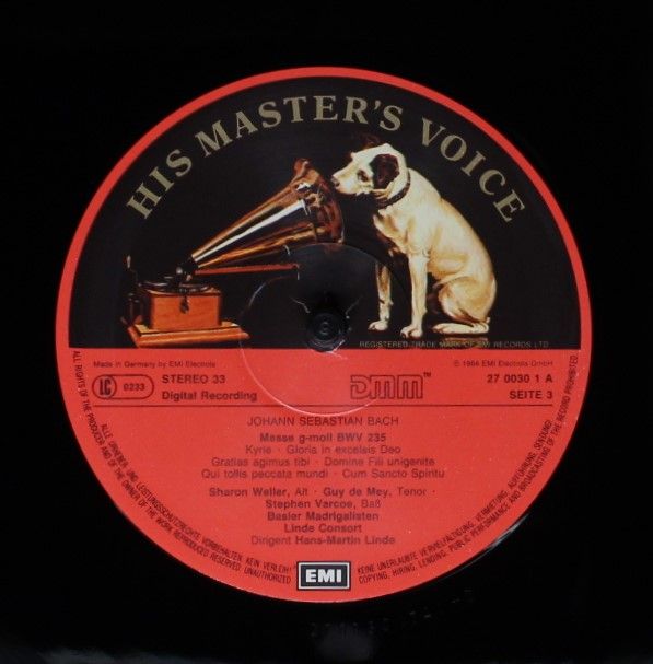 His Master's Voice 27 0029 3 - Johann Sebastian Bach, Lina Åkerl - Image 7