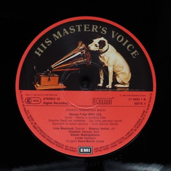 His Master's Voice 27 0029 3 - Johann Sebastian Bach, Lina Åkerl - Image 8