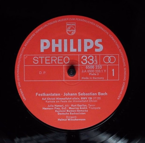 Philips 6747 006 - Johann Sebastian Bach, Ileana Cotrubas, Julia - Image 5