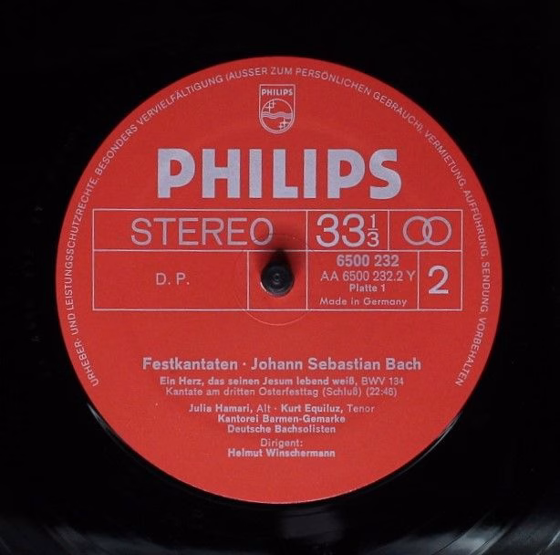 Philips 6747 006 - Johann Sebastian Bach, Ileana Cotrubas, Julia - Image 8