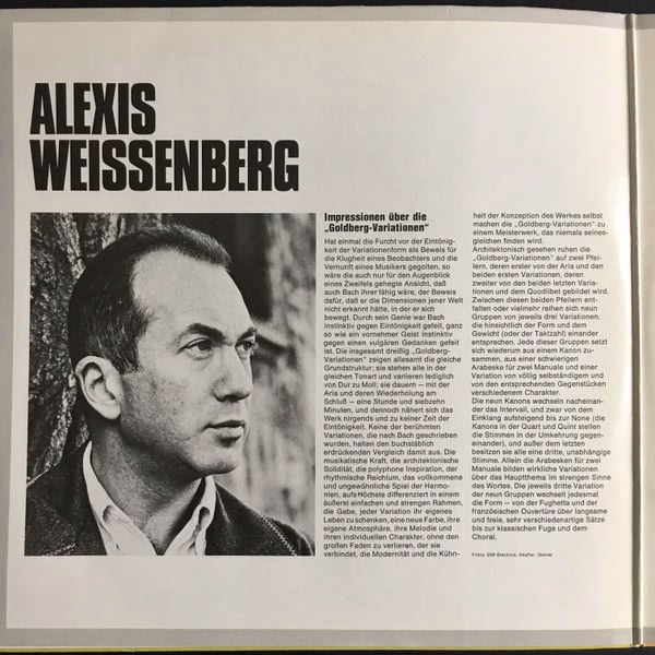 EMI Electrola 1C 151-11644/45 - Johann Sebastian Bach, Alexis We - Image 2