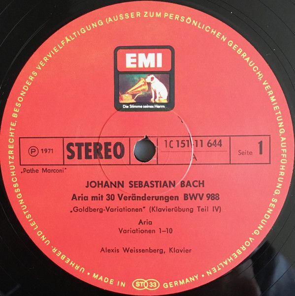 EMI Electrola 1C 151-11644/45 - Johann Sebastian Bach, Alexis We - Image 5