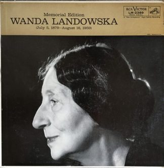 RCA Victor Red Seal LM-2389 - Wanda Landowska - Memorial Edition