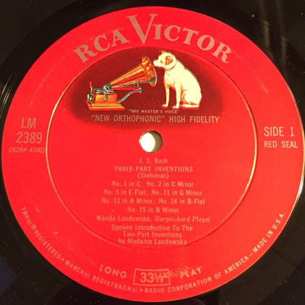 RCA Victor Red Seal LM-2389 - Wanda Landowska - Memorial Edition - Image 4