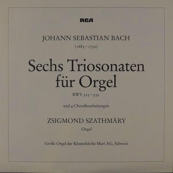 RCA RL 01941 - Johann Sebastian Bach, Zsigmond Szathmáry - Die T - Image 7
