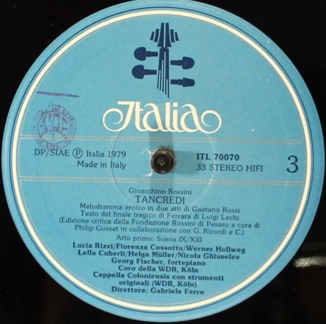 Italia ITL 70070 - Gioacchino Rossini, Fiorenza Cossotto, Lella - Image 6