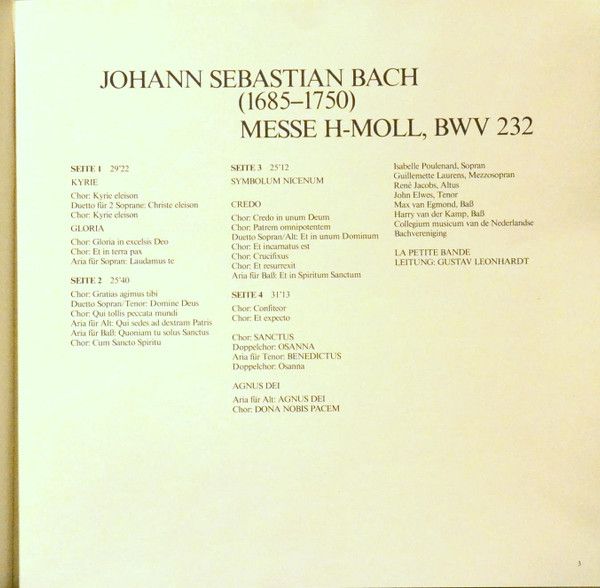 Deutsche Harmonia Mundi 1C 157 16 9541 3 - Johann Sebastian Bach - Image 5
