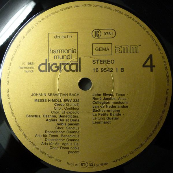 Deutsche Harmonia Mundi 1C 157 16 9541 3 - Johann Sebastian Bach - Image 11