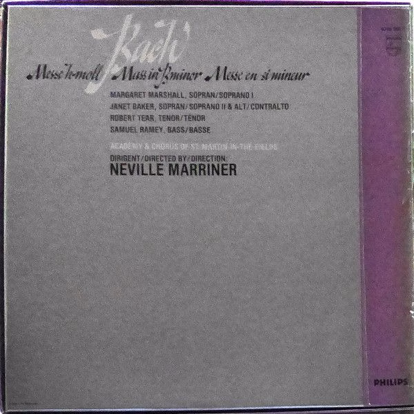 Philips 6769 002 - Johann Sebastian Bach, Margaret Marshall, Jan - Image 2
