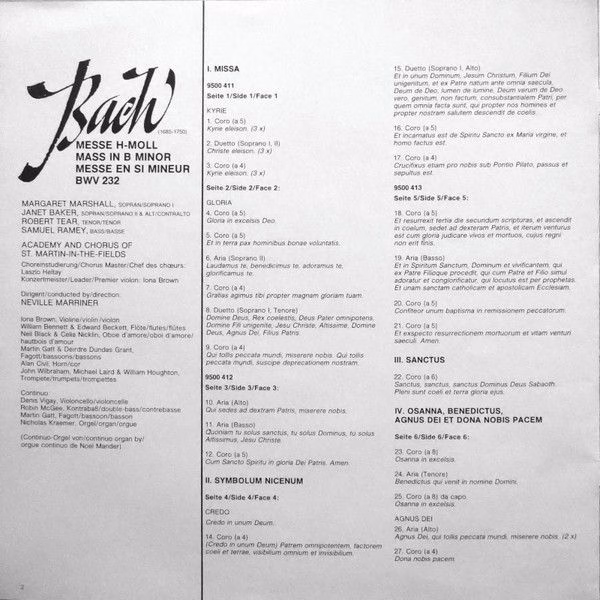Philips 6769 002 - Johann Sebastian Bach, Margaret Marshall, Jan - Image 12