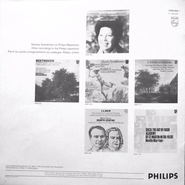 Philips 6769 002 - Johann Sebastian Bach, Margaret Marshall, Jan - Image 18