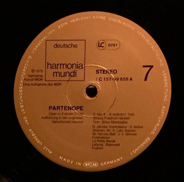 Deutsche Harmonia Mundi 1C 157-99 855/58 - Georg Friedrich Hände - Image 13