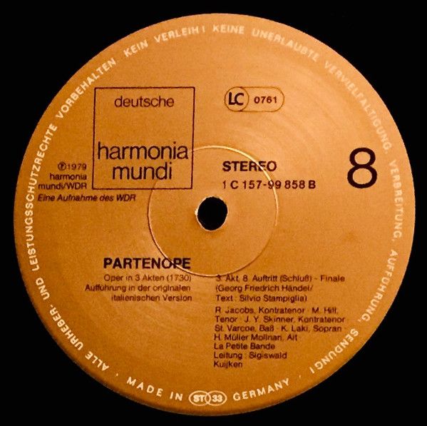 Deutsche Harmonia Mundi 1C 157-99 855/58 - Georg Friedrich Hände - Image 14