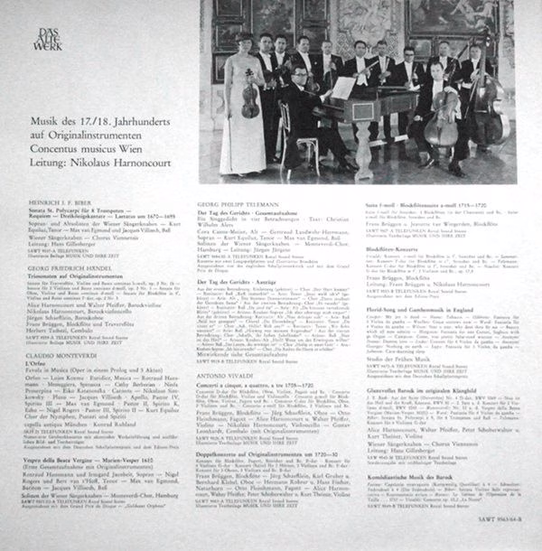 Telefunken SAWT 9563/64-B - Concentus Musicus Wien, Nikolaus Har - Image 5