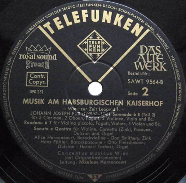 Telefunken SAWT 9563/64-B - Concentus Musicus Wien, Nikolaus Har - Image 10
