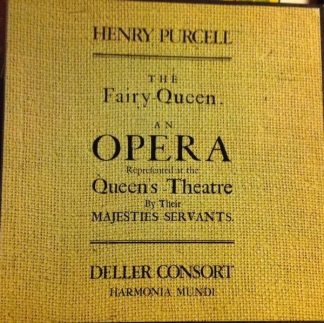 Harmonia Mundi HMD-231 - Deller Consort, Henry Purcell - The Fai