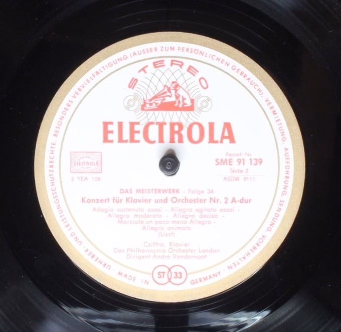 Electrola SME 91 139 - Franz Liszt - Klavierkonzert Nr. 1 Es-Dur - Image 4