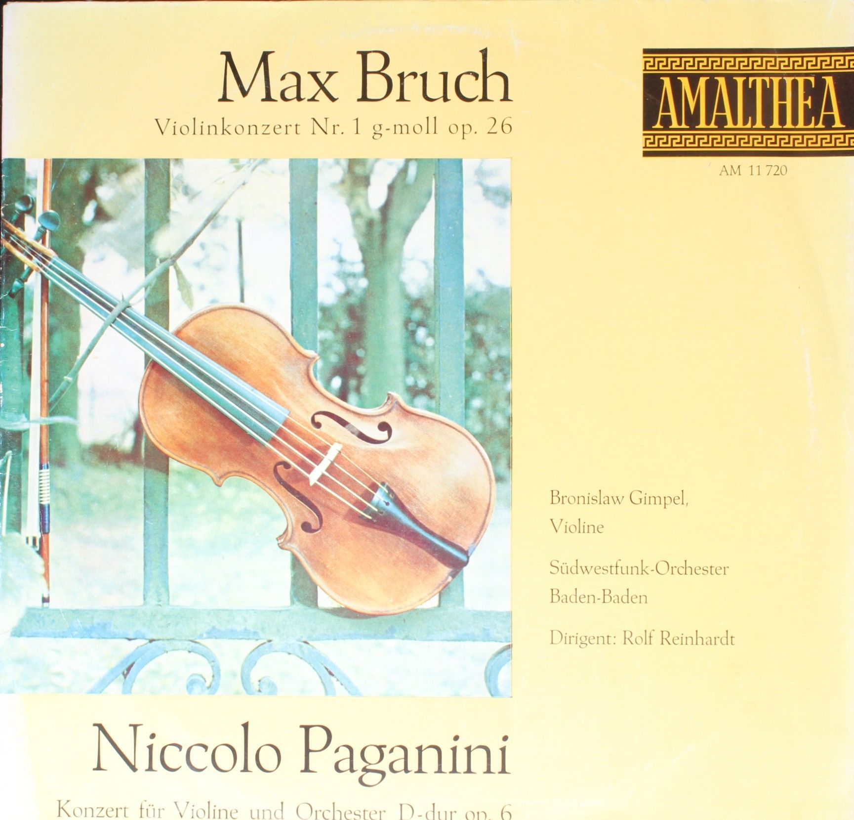 Amalthea (3) AM 11 720 - Max Bruch, Niccolò Paganini, Bronislaw