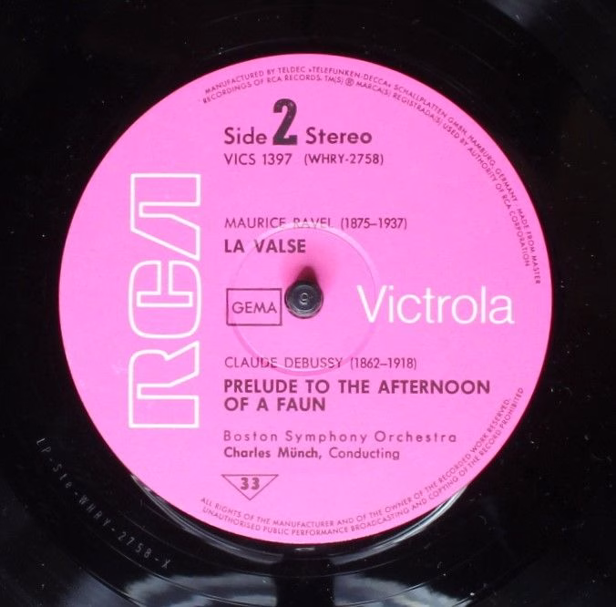 RCA Victrola VICS 1397 - Maurice Ravel, Claude Debussy, Boston S - Image 4