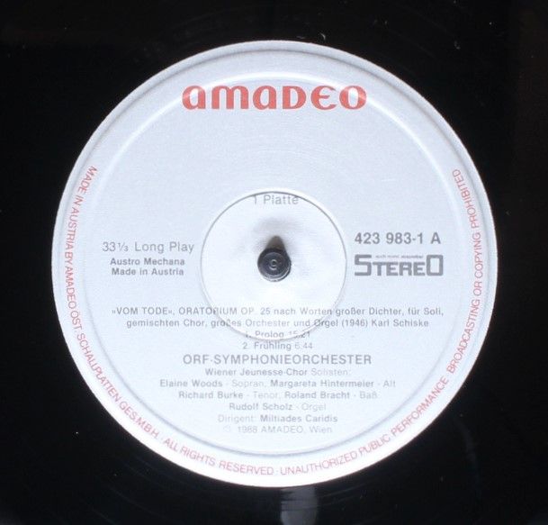 Classic Amadeo 423 983-1 - Karl Schiske, Miltiades Caridis, ORF - Image 5