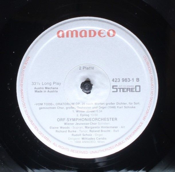 Classic Amadeo 423 983-1 - Karl Schiske, Miltiades Caridis, ORF - Image 8