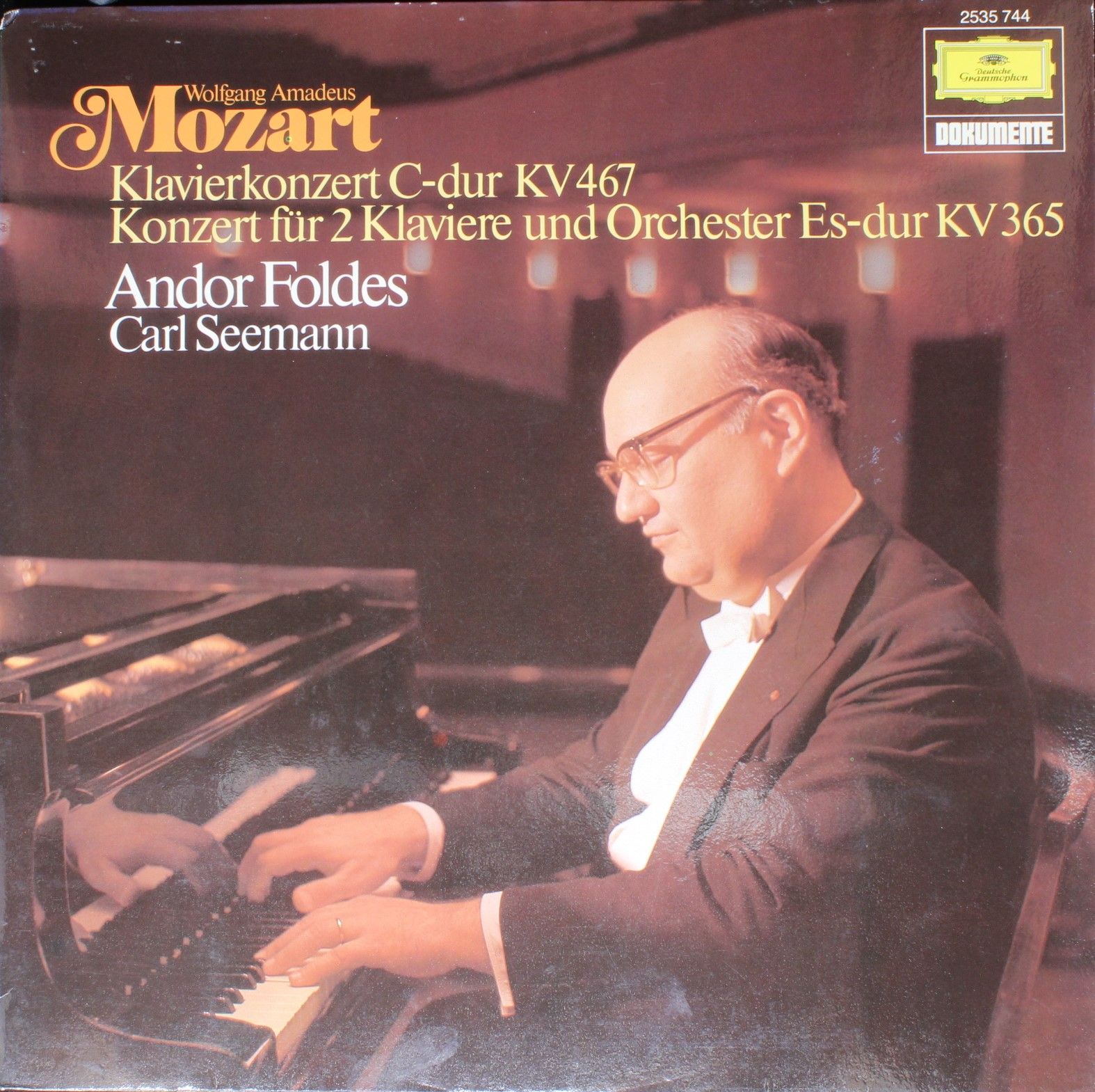 Deutsche Grammophon 2535 744 - Wolfgang Amadeus Mozart, Andor Fo