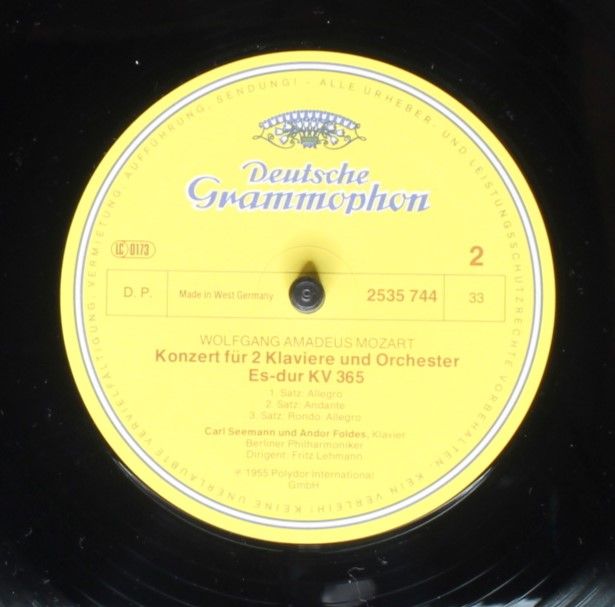 Deutsche Grammophon 2535 744 - Wolfgang Amadeus Mozart, Andor Fo - Image 4