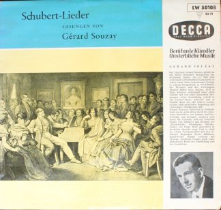 DECCA LW 50108 - Gérard Souzay, Jacqueline Bonneau - Schubert-Li