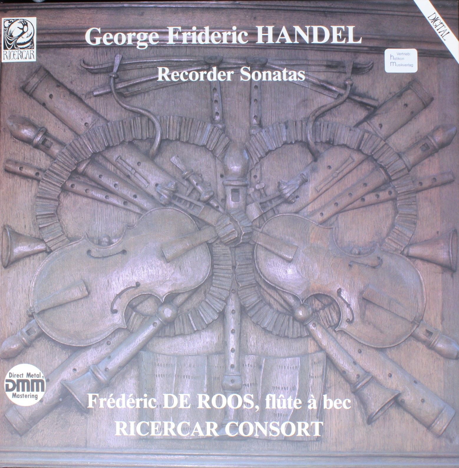 Ricercar RIC031 - Georg Friedrich Händel, Frédéric de Roos, Rice