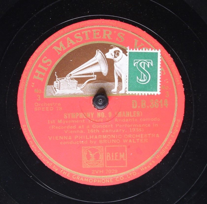 His Master's Voice D.B.3613 - Gustav Mahler, Wiener Philharmonik - Image 5