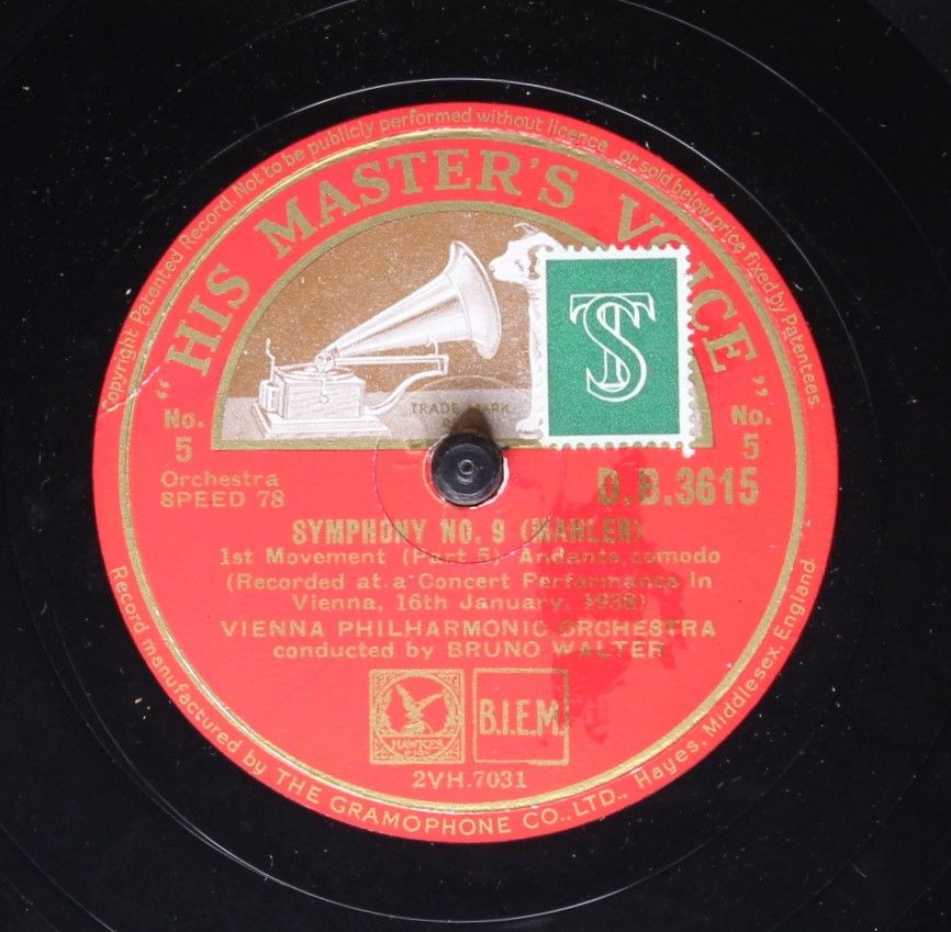 His Master's Voice D.B.3613 - Gustav Mahler, Wiener Philharmonik - Image 7