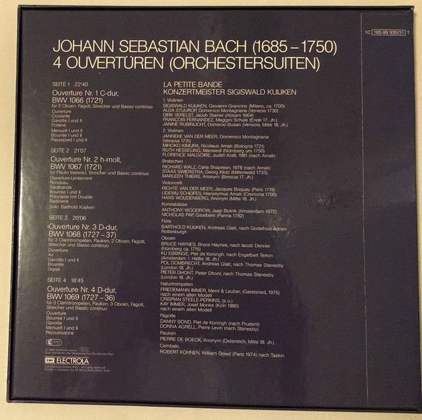 Deutsche Harmonia Mundi 1C165-99930/31T - Johann Sebastian Bach, - Image 2