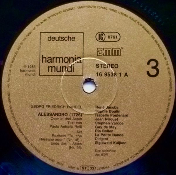 Deutsche Harmonia Mundi 1C 157 16 9537 3 - Georg Friedrich Hände - Image 5